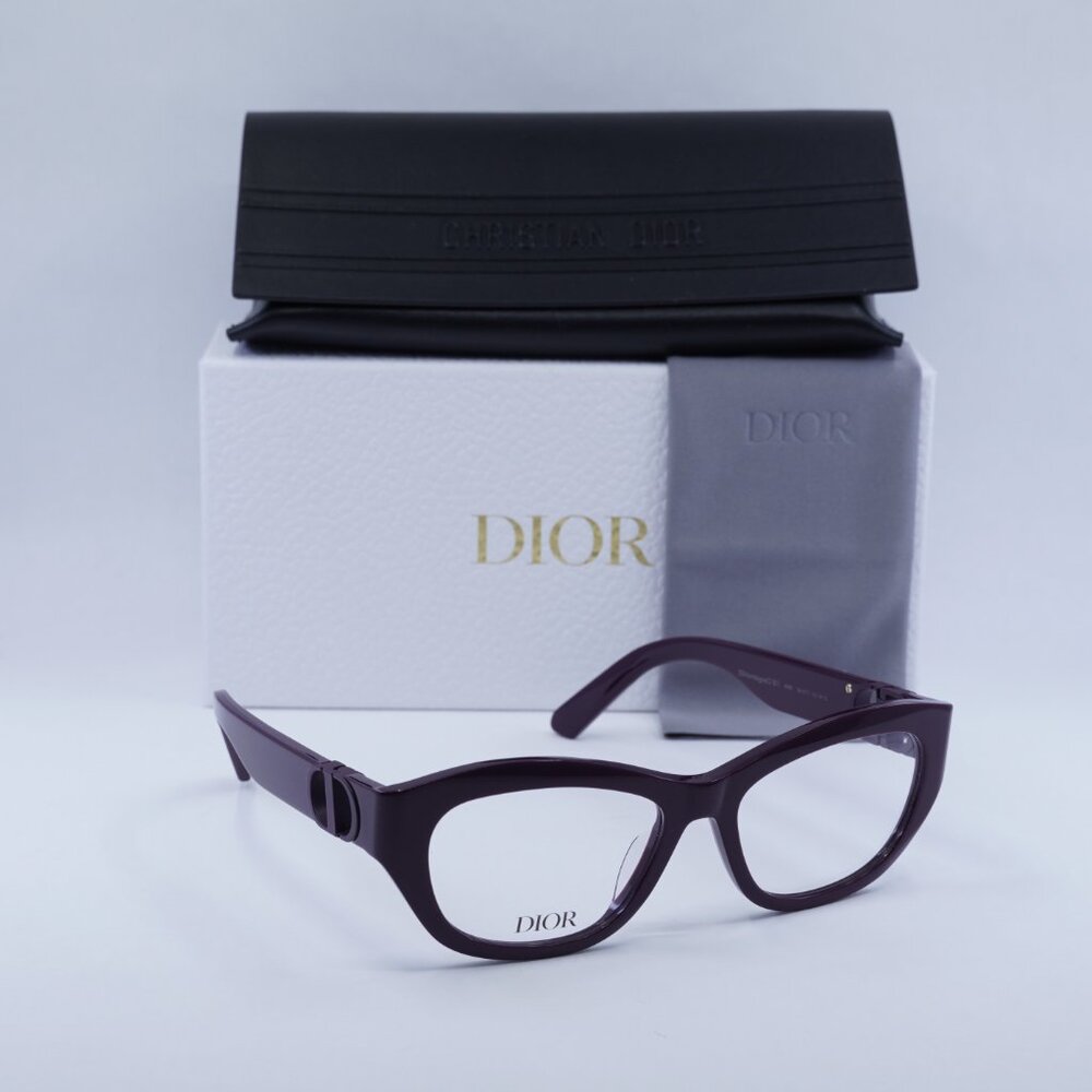 Christian Dior 30MontaigneO B1I 6000 Shiny Violet Eyeglasses 54mm Authen…